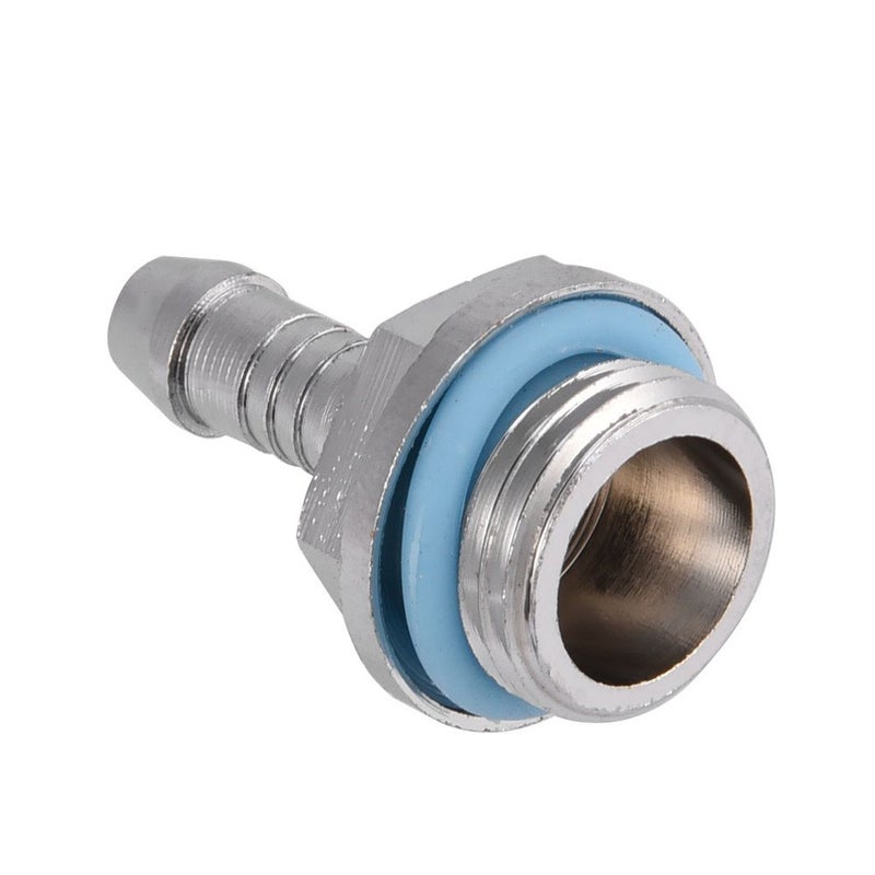 Serounder 6 قطع محول تركيب بارب G1/4"، OD 6 مم تركيب بارب لتبريد المياه للكمبيوتر، تركيب بارب أنبوب مرن بخيط G1/4، موصل تركيب بارب لنظام أنبوب تبريد المياه للكمبيوتر (11 مم) - Image 4